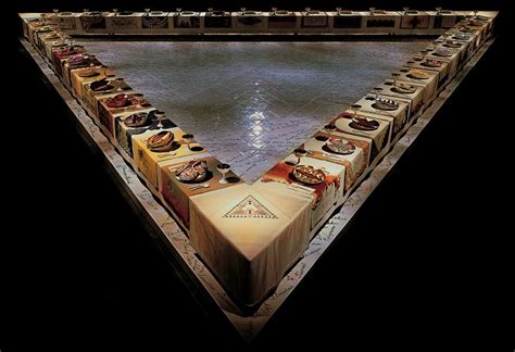 judy chicago- the dinner project
